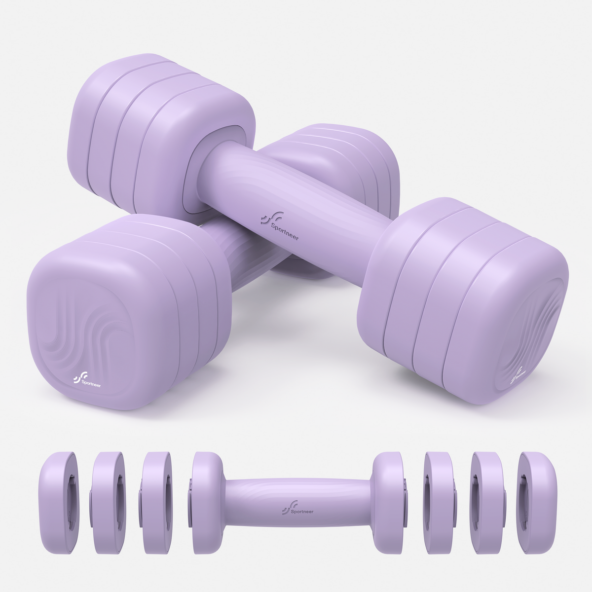 Sportneer Adjustable Dumbbells Pro 5LB